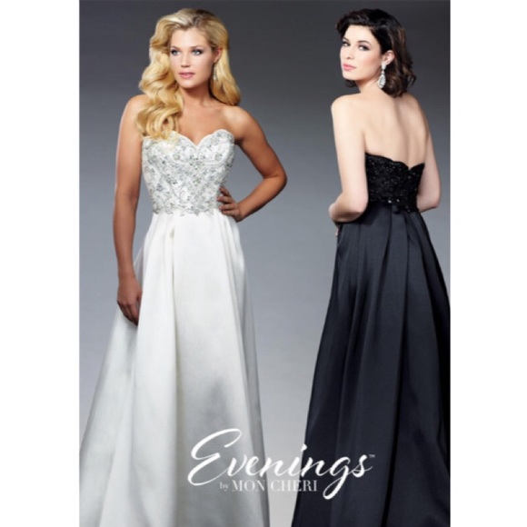 Evenings by Mon Cheri embellished bodice gown - Picture 3 of 15